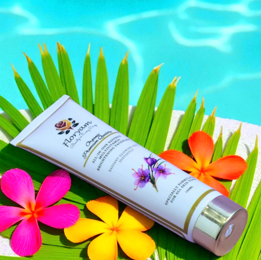 Bundle 3: Floryam Saffron Multivitamin Brightening Cleanse Duo (2 Facewashes) - Image 3