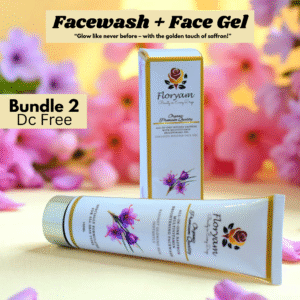Bundle 2: Floryam Saffron Multivitamin Brightening Essentials (1 Facewash + 1 Face Gel)