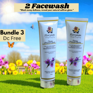 Bundle 3: Floryam Saffron Multivitamin Brightening Cleanse Duo (2 Facewashes)